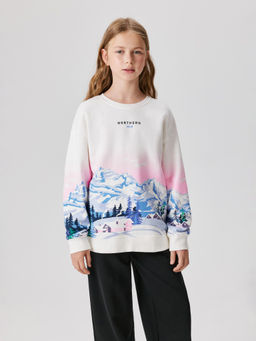 ACOOLA / Джемпер детский для девочек Ozero молочный