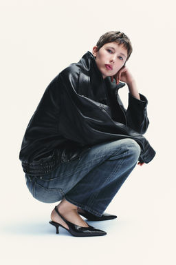 SLINGBACK HIGH-HEEL SHOES