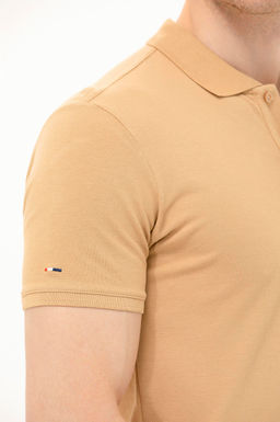 Мужская футболка Camel Polo Neck Basic - U.s. polo assn фото 8