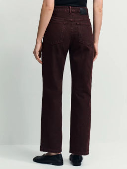 Джинсы straight с высокой посадкой регулярной длины / Zarina