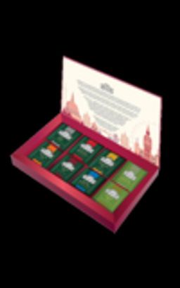 AHMAD TEA. Ассорти London Selection карт.пачка, 40 пирамидки
