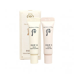 Набор для макияжа The History Of Whoo Gongjinhyang:Mi Velvet Makeup 2pcs Kit , Primer Base 6ml+Liquid Foundation 6ml