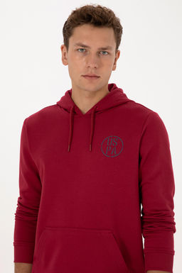 Erkek Koyu Frambuaz Sweatshirt - U.s. polo assn фото 2