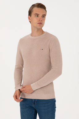 Erkek Slim Fit Bisiklet Yaka Ta_ Basic Kazak - U.s. polo assn фото 3