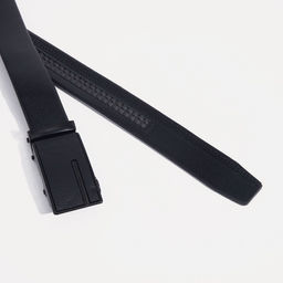 Ремень мужской, ширина 3,5 см, пряжка автомат, цвет чёрный - Simaland фото 2