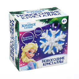 Выращивание новогодних кристаллов Холодное сердце. Эльза, набор для опытов - Disney фото 7