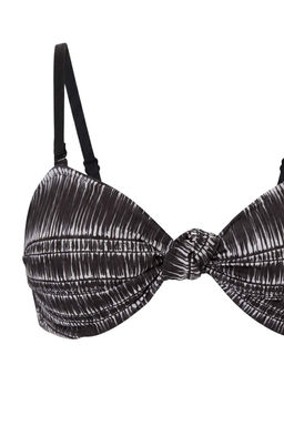 Kahverengi Bask?l? Balconette Brief Yuksek Bel Kaps?z Bikini Tak?m? TBESS26BT00210 - Trendyolmilla фото 2