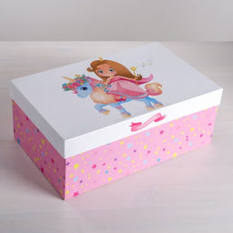 Набор коробок 5 в 1, упаковка подарочная, «Маленькой принцессе», 22×14×8.5 - 32.5×20×12.5 см