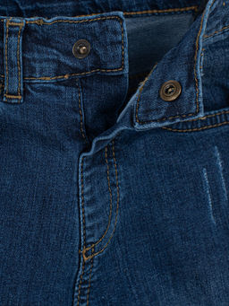 Джинсы regular fit Темно-синие - Bungly фото 4