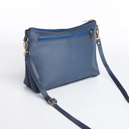 Сумка кросс-боди на молнии, цвет синий - Simaland фото 2