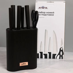 Набор ножей на подставке, 7 пр. JEWEL арт. ПС0006/7-16