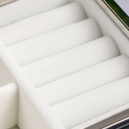 Шкатулка кожзам для украшений Мини чёрная 5,6х18,2х10,2 см - Simaland фото 3