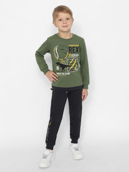 CRB wear/CWKB 63709-35-387 Джемпер для мальчика,хаки/Ex.Cherubino  фото 3