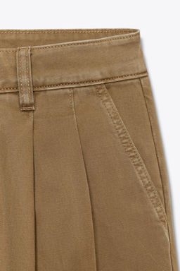 LOW-RISE CHINO TROUSERS