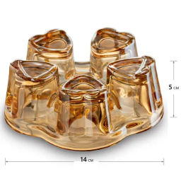 Горелка Звезда, цвет карамель