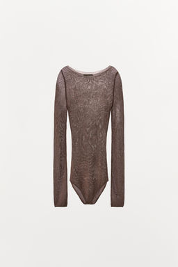 100% VISCOSE KNIT BODYSUIT - Zara фото 6