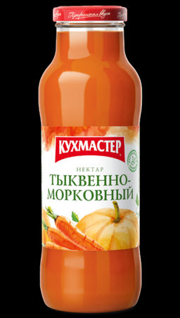 Цена за 4 шт. Нектар Кухмастер Тыквенно-морковный с мякотью 680 мл