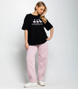 Футболка #КТ8802 (8), чёрный - Dommod фото 4