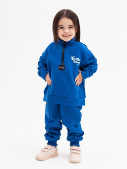 067 Детский костюм, василек (3хнитка петля)