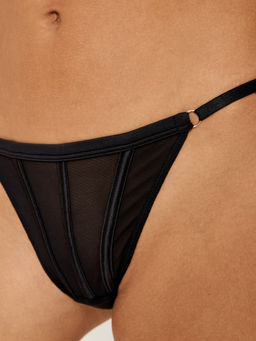 Infinity /  Трусы стринги-бразилиано жен. Essa черный - Infinity Lingerie фото 4