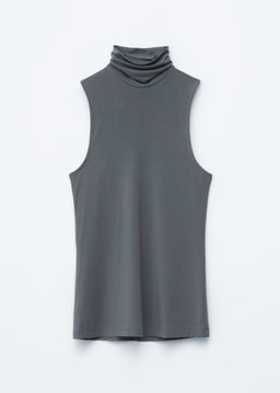 Top de cuello alto sin mangas - H&m фото 2
