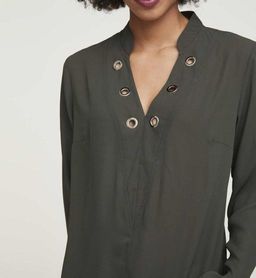 Блузка, серая - Ashley brooke фото 5