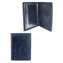 Обложка для автодокументов Croco-АВ-1107 н/к, синий пулл-ап (85) 245251