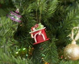 Елочная игрушка - Камин 3020 K