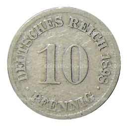 10 пфеннигов 1898 года D Германия