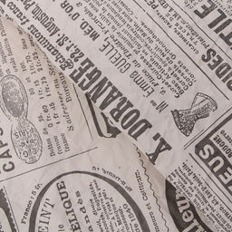 Бумага упаковочная эколюкс «Газета», 0.7 x 5 м