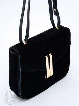 Сумка женская кожаная 1045MF black Polina&Eiterou  в Новосибирске