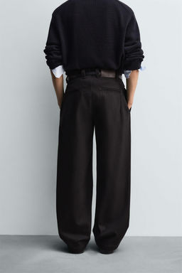 BALLOON FIT PLEATED JEANS - Zara фото 2