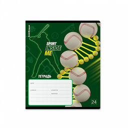 Цена за 10 шт. Тетрадь школьная ученическая ErichKrause Sport DNA, 24 листа, клетка, выборочный УФ-лак+конгрев (в плёнке по 10 шт.)_MIX-PACK  фото 4