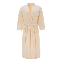Халат домашний женский KAFTAN Plushy, размер 52-54, молочный