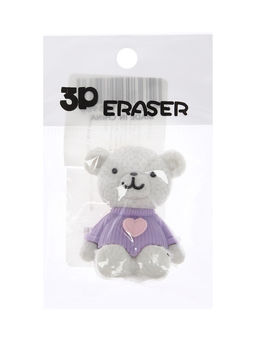 Цена за 5 шт. Ластик фигурный «Мишка», МИКС