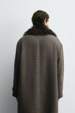 CHECK COMBINED COAT HARRY LAMBERT FOR ZARA X DISNEY  фото 3