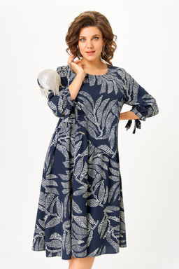 Платье Michel Chic 2164/1 синий узор