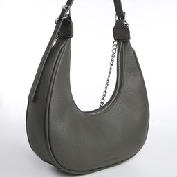 Сумка женская хобо на молнии, цвет серый - Textura фото 2