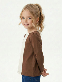 Футболка (лонгслив)	 UD 1289 коричневый - Mini maxi фото 8