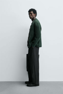 100% WOOL CARDIGAN 814 EZCARAY X ZARA фото 4