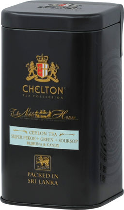 CHELTON. Благородный дом. Черный и зеленый чай с саусепом 100 гр. жест.банка