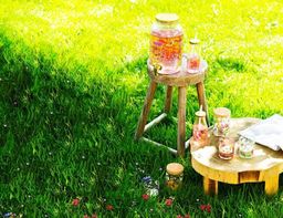 Декоративные банки ЦВЕТОЧНЫЙ КОКТЕЙЛЬ, стеклянные, 0.5 л (2 шт.), Kaemingk