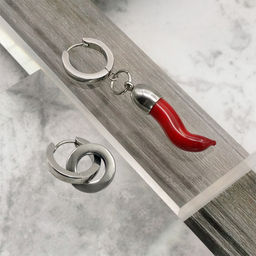 Серьги из муранского стекла