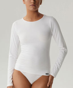 ATLANTIC BLV-200 Лонгслив Basic белый