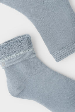 CROCKID СТОК! Носки. Цвет: пыльно-синий  фото 3