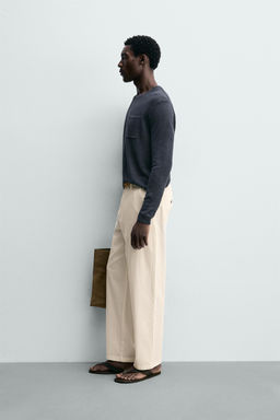 PANTAL?N CHINO RELAXED FIT / Crudo - Zara фото 4
