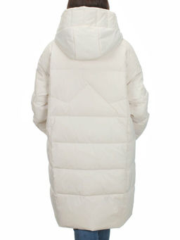 Y23-808 MILK Пальто зимнее женское (200 гр. тинсулейт) - Фабричный китай фото 5