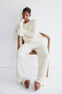 Jersey oversize en punto trenzado - H&m фото 2