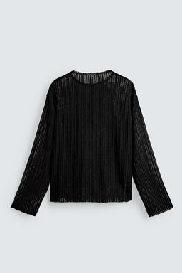 OPEN KNIT SWEATER - Zara фото 7