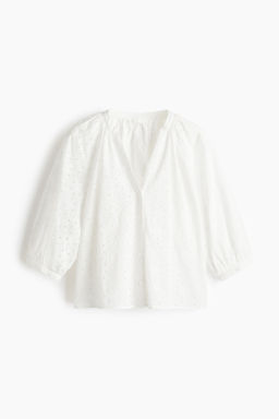 Blusa con bordado ingl?s
